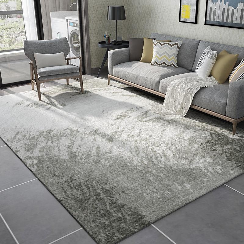 Simple Style Carpet Living Room Decoration Home Ins Bedroom Carpets Short Velvet Non-slip Washable Floor Mats Large Area Rug
