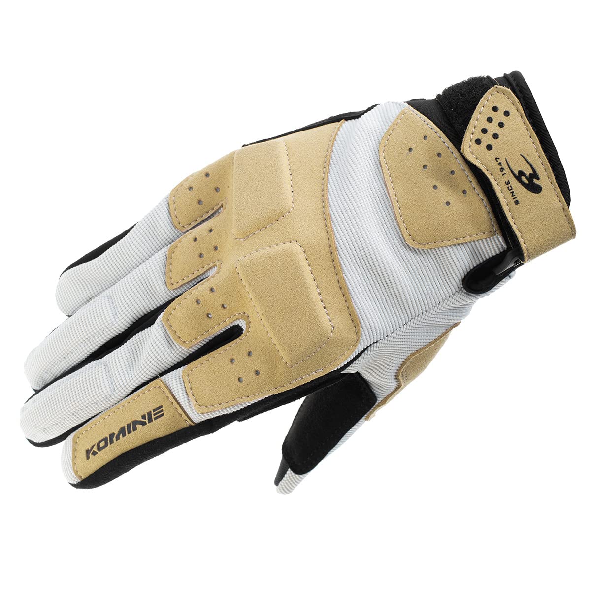 

KOMINE Motorcycle Gloves GK-2273 Urban Mesh Gloves Beige L