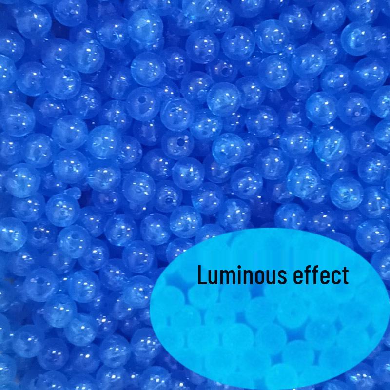 Bunte leuchtende Harzperlen für Angelzubehör & Schmuck - Fluoreszierende Halskettenhaken & Zubehör