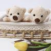 Hot! 20 Cm High Bear  Doll  Backpack  Pendant Solid Color Plush Stuffed Animal Bear Toy