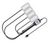 Car Interior Mood Lights, port Music Sync, Multicolor Decoration Remote+Voice USB