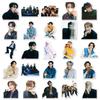 GOT7 Trendy Decorative Stickers - 50 Sheets for Suitcases, Thermos Cups, and Refrigerators