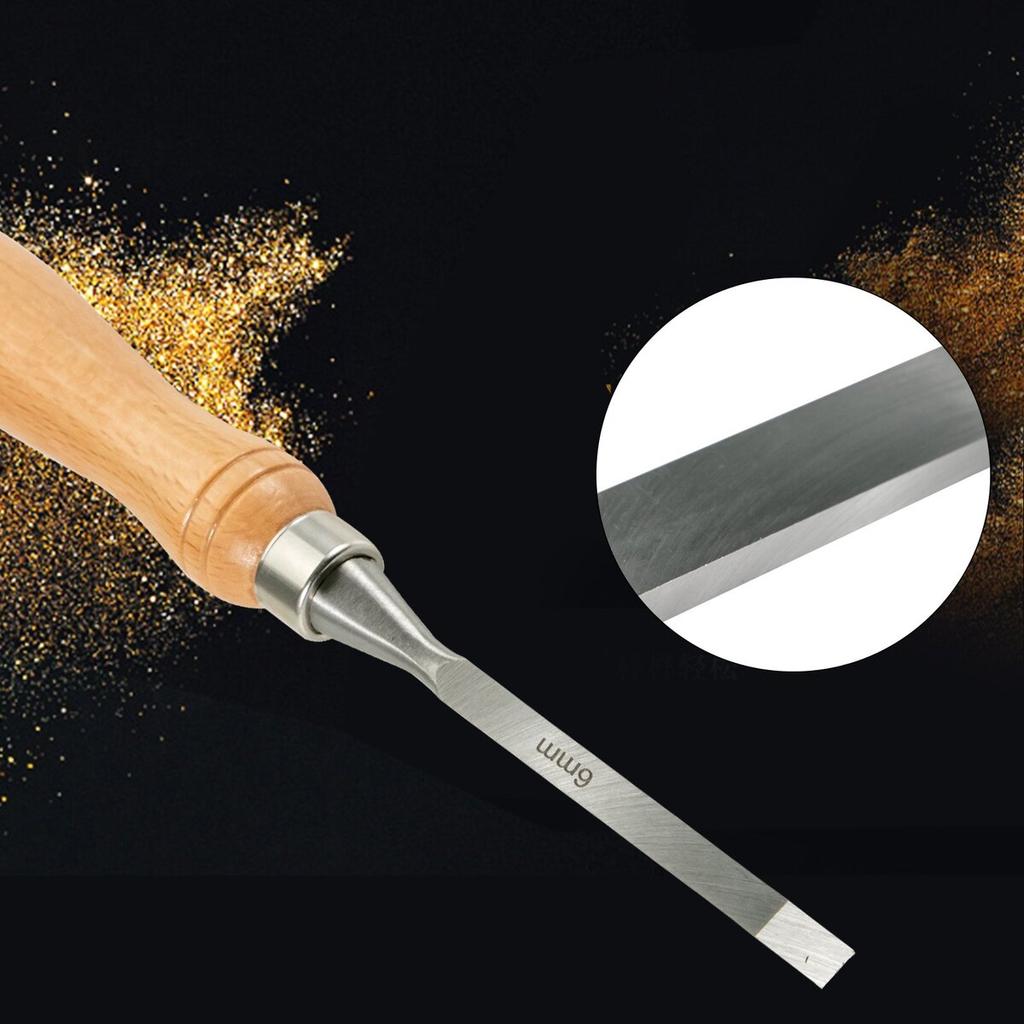 Wood Chisel Sets 12pcs Lathe Chisels 3-3/4Inch /95MM Woodworking Chisels 9Inch Wood Lathe Tools Wood Chisels Lathe Tools for Wood Carving Root Carving