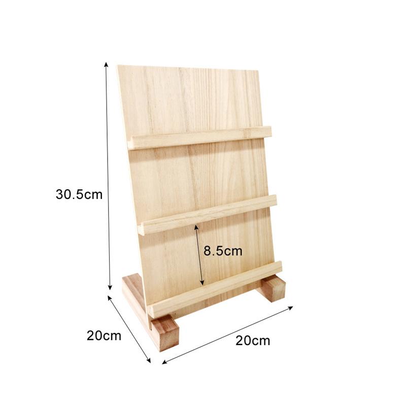 Wooden Multi-layer Earring Display Rack Earring Stud Storage Display Props Jewelry Storage Rack Counter Earring Jewelry Rack