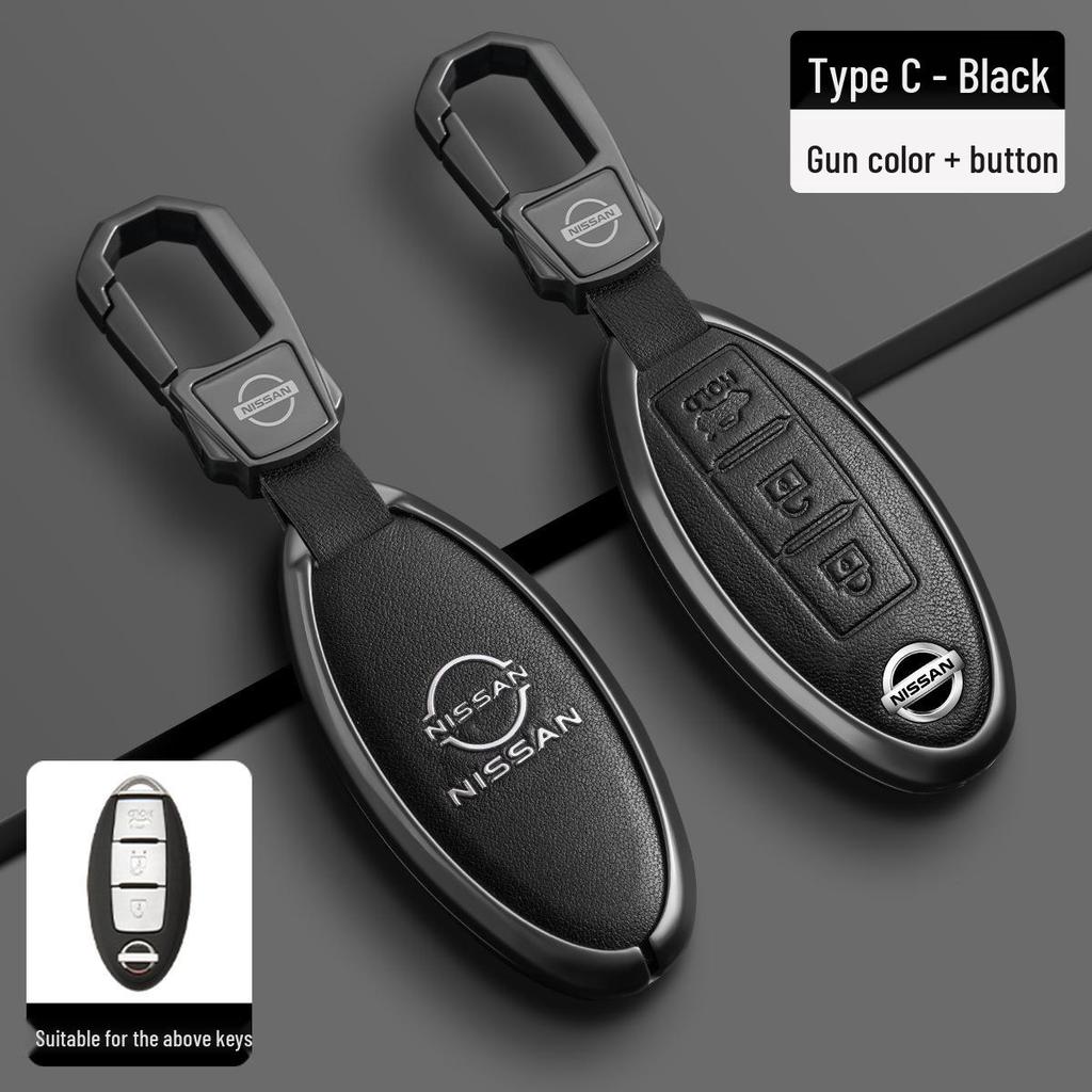 Nissan Sleuteletui - Past op X-Trail, Qashqai, Teana, Sylphy, Murano, Kicks, Tiida, Cima