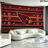 Arizona Cardinals Logo Wall Tapestry Aesthetic Wall Hanging Printed Fabric Blanket Decorative Tapestries for Bedroom Living Room Home Decor