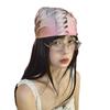 High-Quality Patchwork Square Headscarf - Luxurious Design for Music Festivals and Hair Accessories