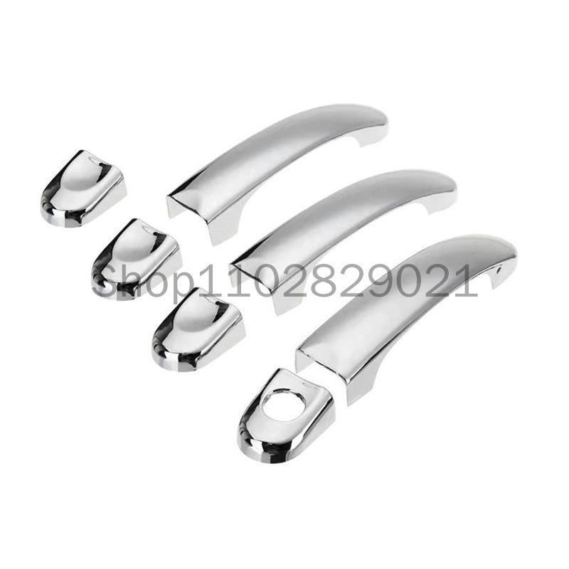 

Car Door Handle Cover Trim Sticker Styling Accessories For Volkswagen VW Caddy T5 T6 Transporter Caravelle Multivan California