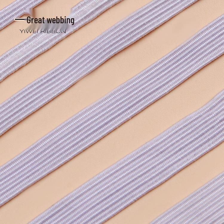 Flat Wide Elastic Bands - Latex, Single Layer, 0.3cm-1.4cm for Cuff Protection