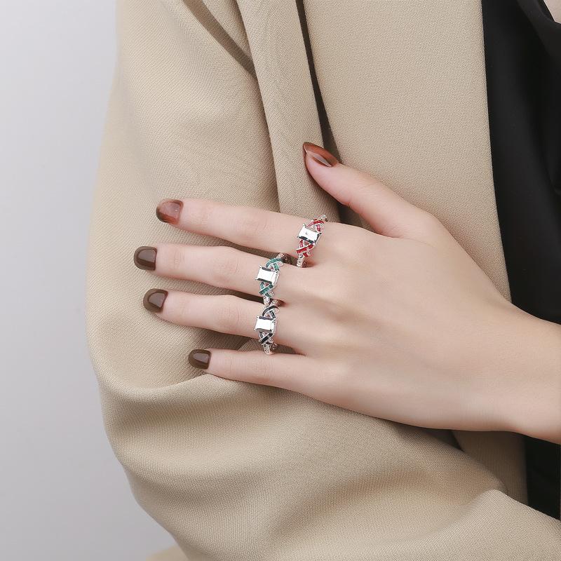 Lindon Classic Copper Alloy Ring Ladies Jewelry Wedding Promise Party Gift