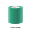 Waterproof Electrician's Insulating Tape, 15m, Wear-Resistant, Available in Red, Yellow, Blue, Green, Black, and White, Width Options: 10/30/50mm