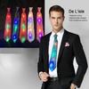LED luminous tie, glitter sequined luminous tie, concert atmosphere props