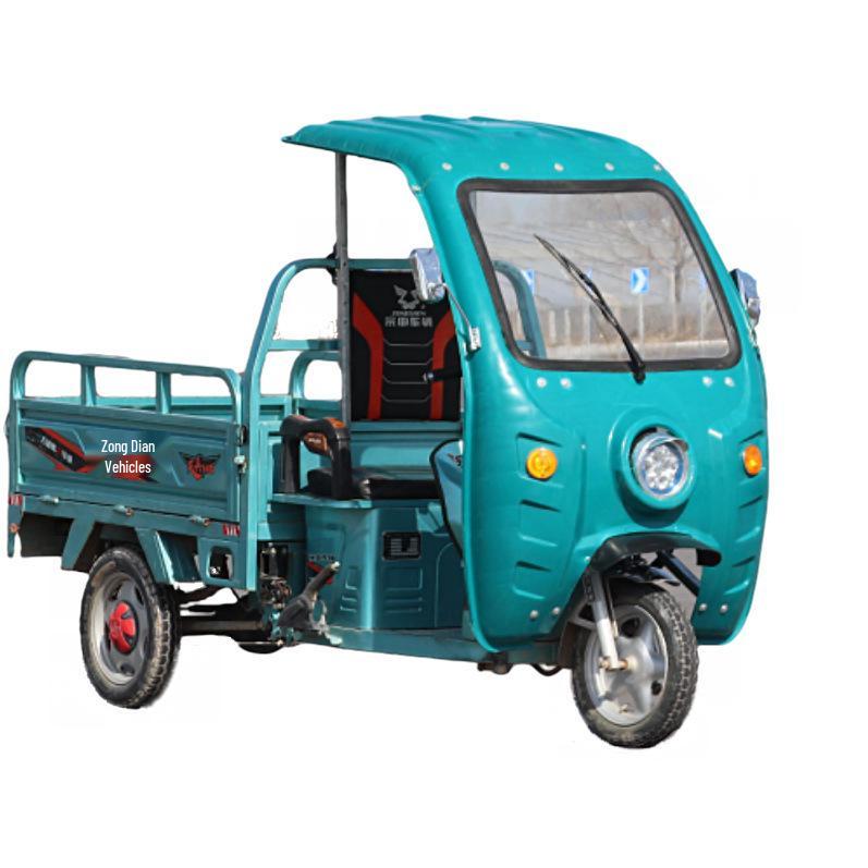 Electric Tricycle Rain & Sun Canopy with Tempered Glass
