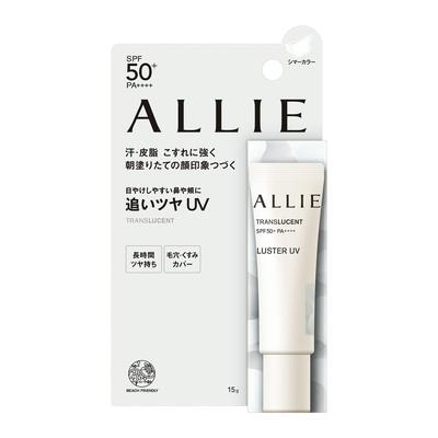 ALLIE SPF50+ PA++++ Chrono Beauty Color On UV Luster Protezione Solare, 15g (1 tubo)