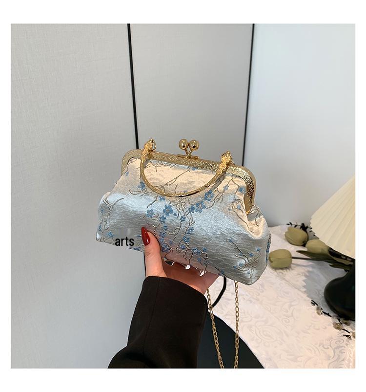 

Летняя сумка-цепочка в китайском стиле «Ракушка» 2024: Модная сумка кроссбоди и на плечо для женщин