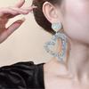 Übertriebene Elegante Herzohrringe Super Auffällige Zugängliche Luxuriös Stilvolle Ohrringe Elegante Beliebte Mode Ohrringe