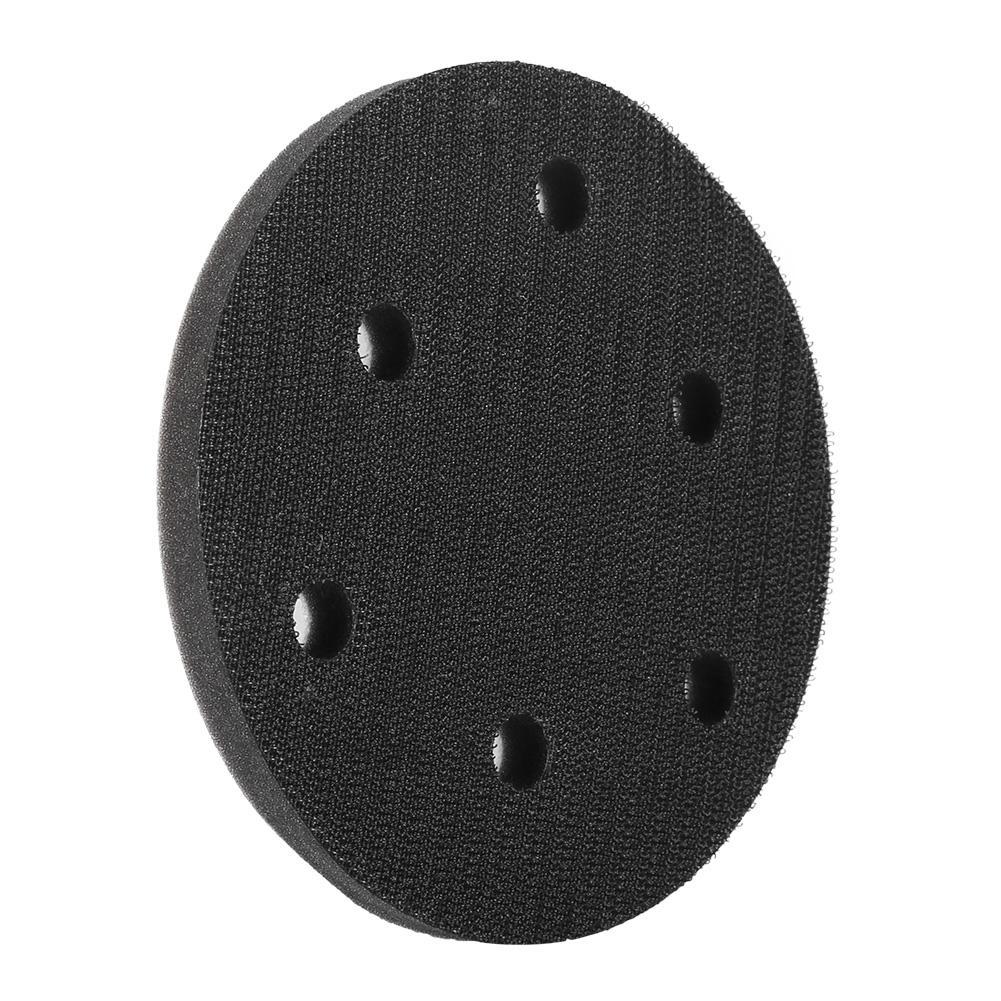 125mm Durchmesser Weiche Puffer Schwamm Interface Kissenpad für Schleifpads (6 Löcher)