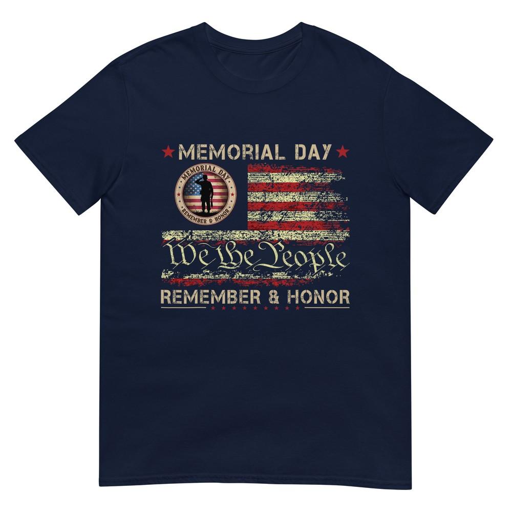 Veterans Day 2025 Usa Memorial Day Red Poppy Flower Military Tshirt S