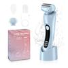 2-in-1 Women's Epilator & Electric Hair Shaver - Cordless Rechargeable Bikini & Facial Trimmer with Digital Display