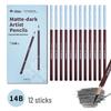 Ousidang Charcoal and Carbon Pencil Art Sketch Set - Speed Sketching with Dedicated Brushes, 14B & 16B