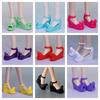 1/6 Doll Shoes Flatform Bow Shoes 30cm Doll Decors Girl Collection Toys DIY Playing Doll Accessories Shoes