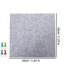 30cm Felt Board with Photo Fixing Thumbtacks Message Board No-drill Photo Background Wall Decor Supplies for Home Classroom