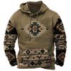 Mens Casual Fleece Hoodie 3D Print Sports Sweatshirt Loose Fit Youth