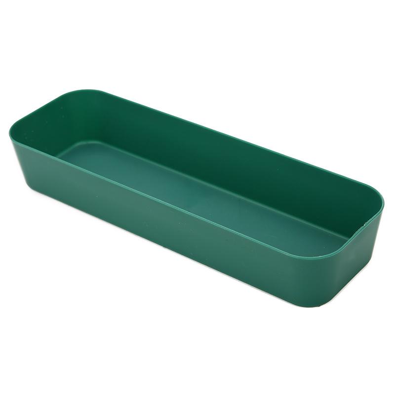 Plastic Rectangular Drawer Organizer Divider Box Multi-scene Small Storage Container for Desktop Cosmetics and Kitchen Tableware