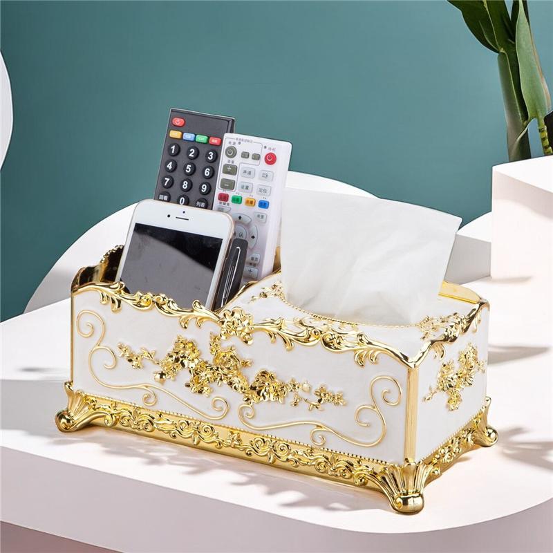 

1 шт. викторианский декор держатель для салфеток для лица чехол для ванной комнаты офис, серебристый пластиковый держатель для салфеток