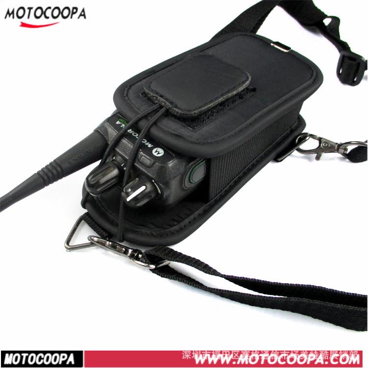 Walkie-Talkie Nylon Case with Three-Point Shoulder Strap - Medium, Large, Small - Fits CP1200/1660 Models