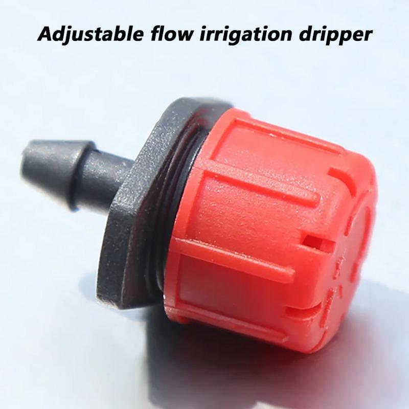 50-100 st justerbara bevattningsdroppar sprinklers 1/4'' emitter droppbevattning mikrodroppbevattningssprinklers för bevattningssystem