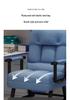 Multi-Use Folding Lounge Chair with Backrest for Office, Dorm, or Home.