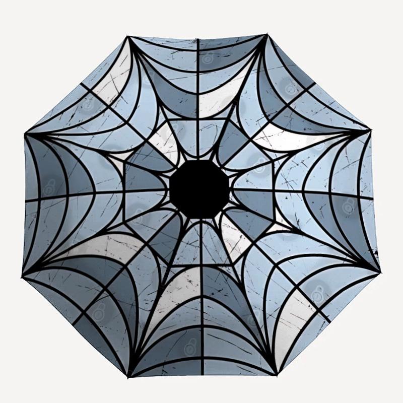 

1pc Spider Web Automatic Open/Close Umbrella, Portable Folding Umbrella, Compact Travel Umbrella for103