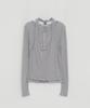 Loutaideu Layered Button T-Shirt [Grey]