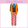Costume Cosplay di Brook di One Piece in Tessuto Poliestere per Convention Anime