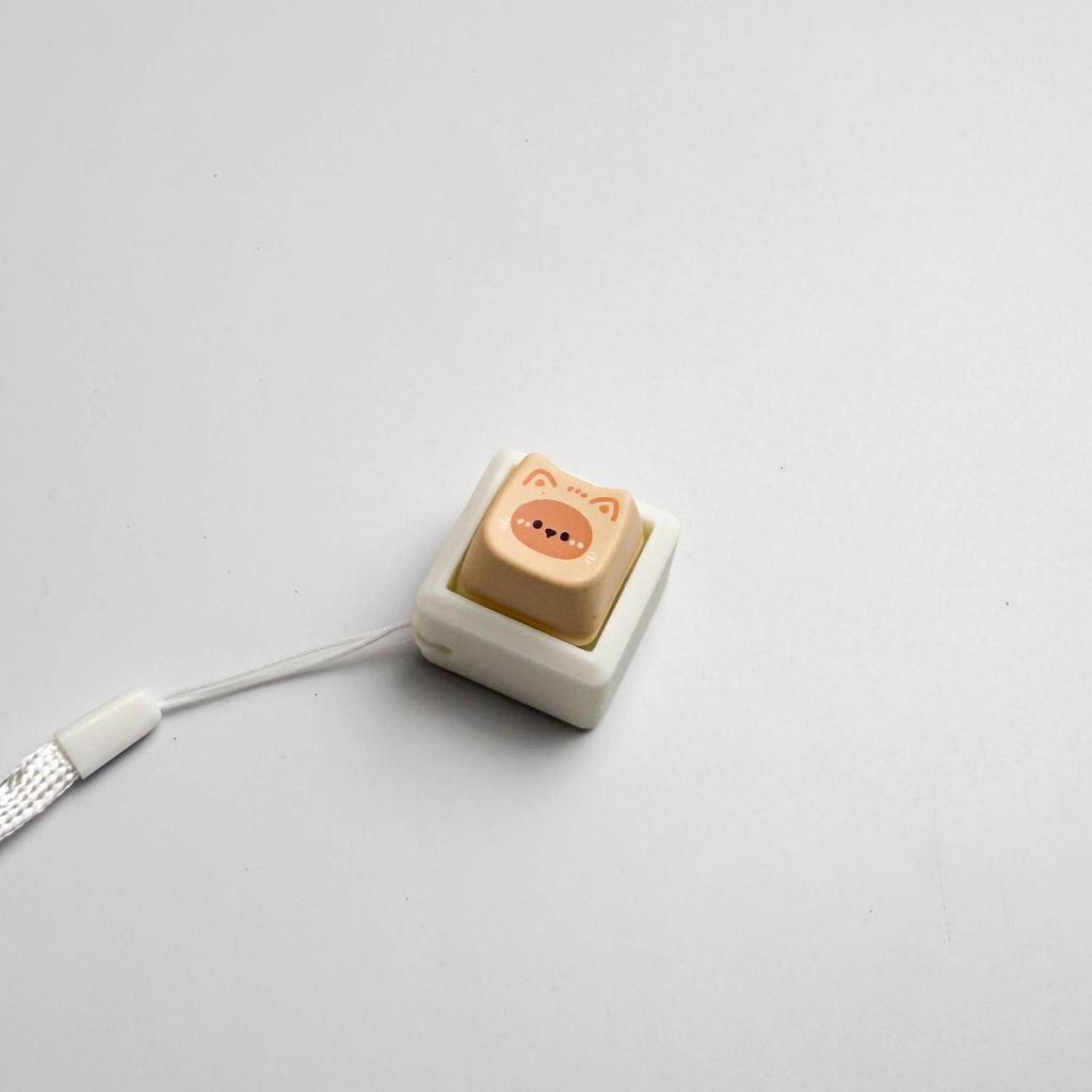 Cat Keycap Tester Stress Relief Toy - Blue Switch Mechanical Sound