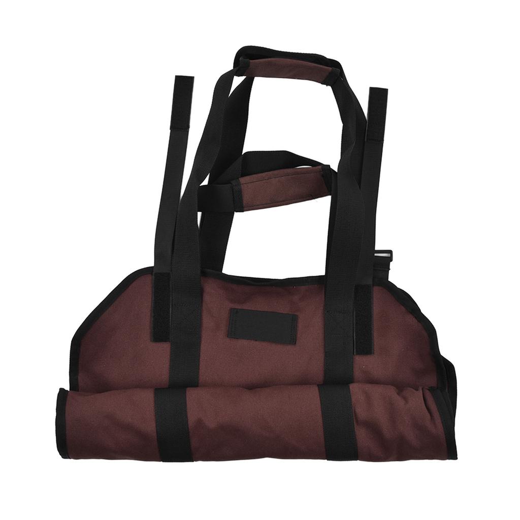 Oxford Cloth Firewood Carrier Portable Heavy Duty Firewood Tote Bag Storage Bag for Garden