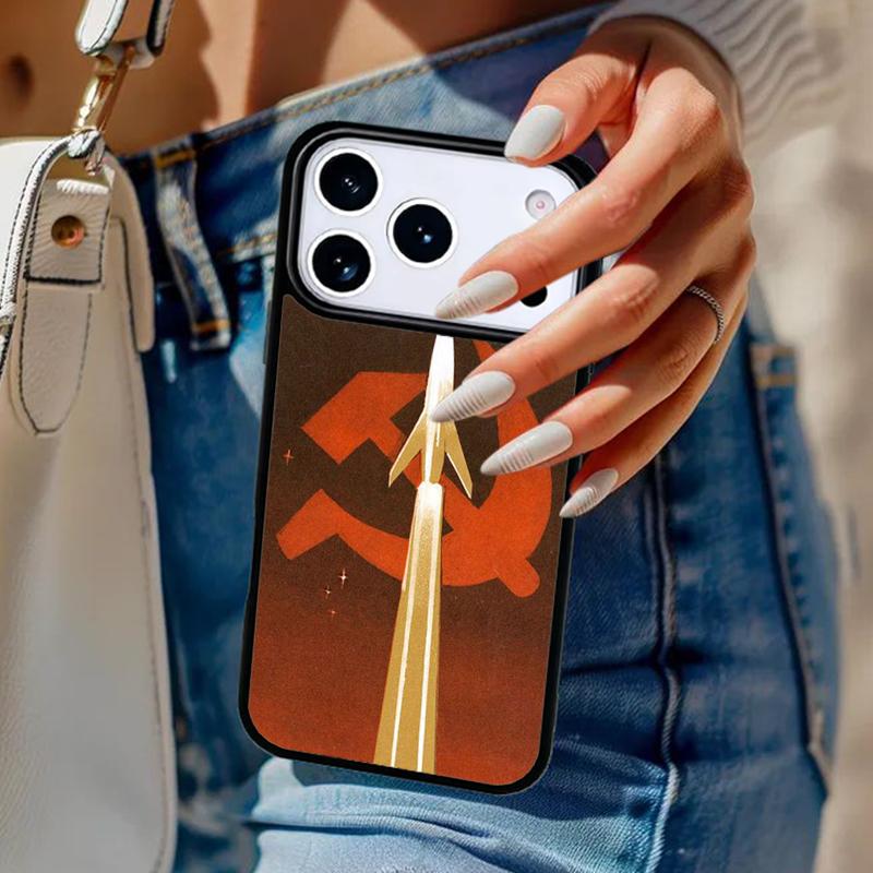 

CCCP Soviet Union Russia soft Phone Case For iPhone 17 Air 14 15 13 12 Max Cover For Apple 14 15 16 16e 11 Pro Max Plus Coque iPhone 16e