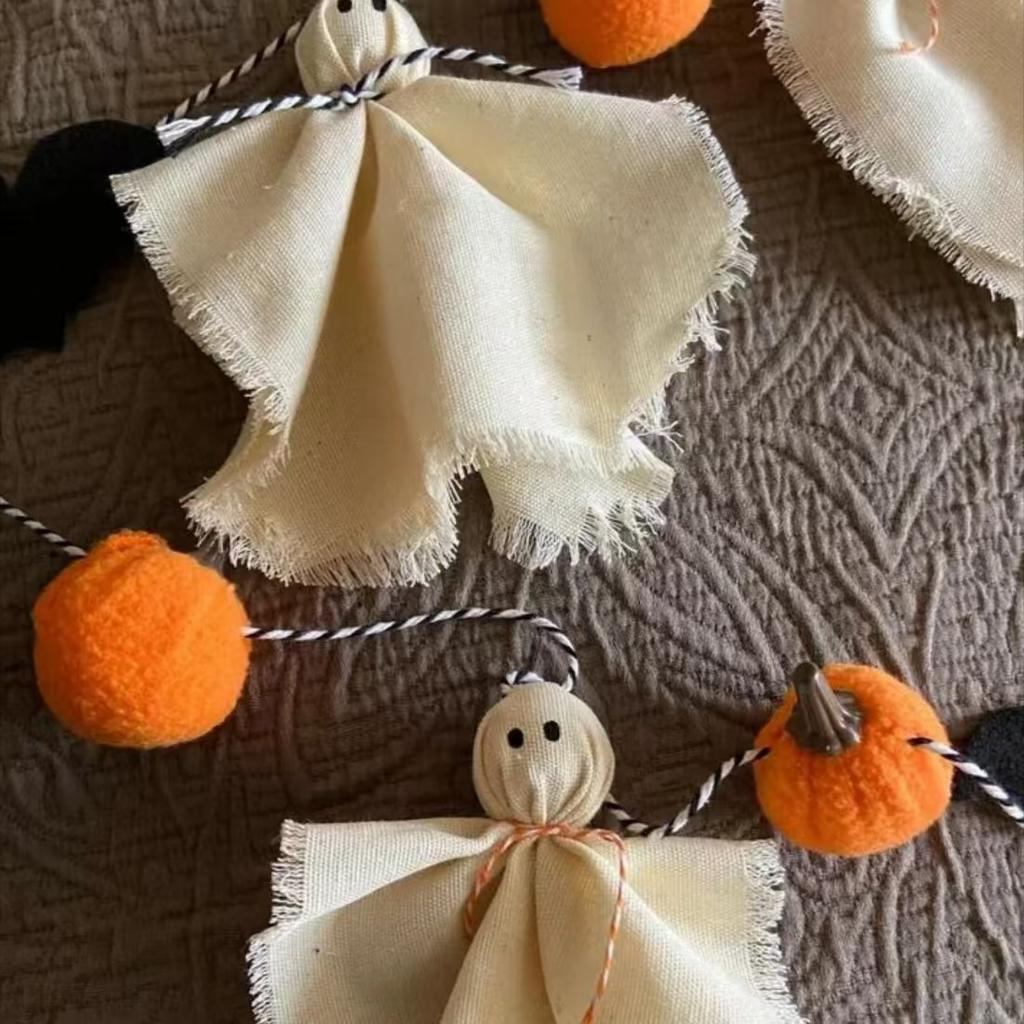 Halloween Decorations, Farmhouse Decorations, Halloween Party Supplies, Ghost Ornaments, Ghost Face Designs, Party Decorations