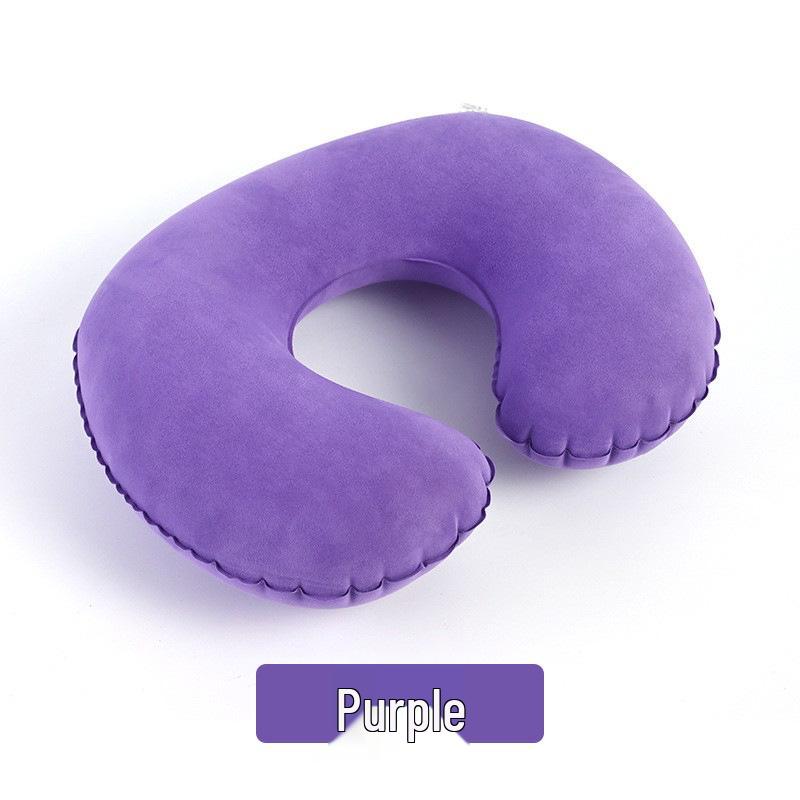 Automatic Inflatable Pillow: Portable Outdoor/Indoor Lumbar & Neck Support for Travel, Office Nap