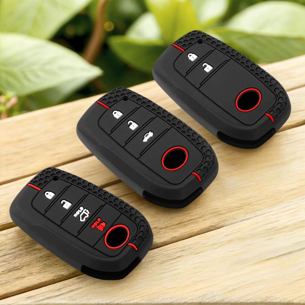 Husă Silicon Cheie Telecomandă Auto Pentru Toyota RAV4 Corolla C-HR Crown Camry Land Cruiser Prado Yaris Avensis Accesorii Cheie Auto