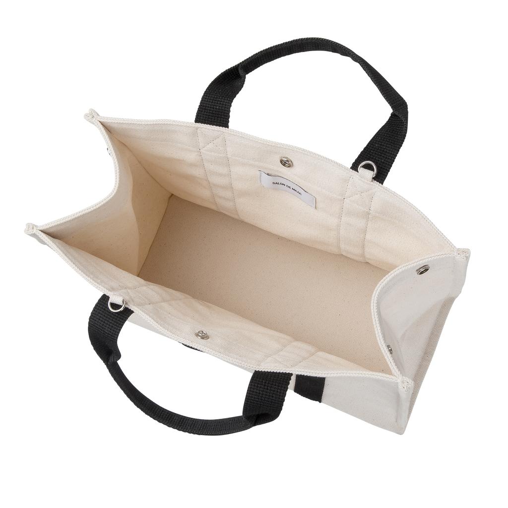 Salon De Maar Cite Medium Tote Bag White