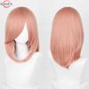 40cm Medium Basic Anime Cosplay Wig Bang Blond  Black White Red Pink Green Brown Gold Blue Heat Resistant Synthetic Hair Wigs