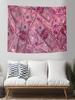 1Pc Trendy Fashion Tapestry 2D Print Pink Money Pattern Wall Decor Present Stylish Seasonal