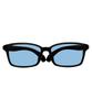 Óculos de Sol CUT GALILEO UV [Zoff] Óculos de Sol/UV 100% Estilo Wellington (Preto) (Galileu) Sem metal, Flexível, Proteção, Masculino e Feminino