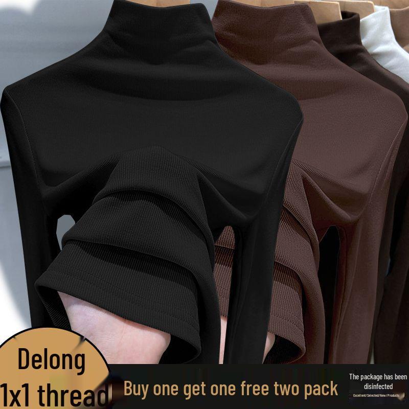 Women's Semi-High Neck Dralon Base Layer Top, Slimming & Warm for Autumn/Winter