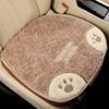 Cartoon 3D Bear Universal Car Seat Cushion Covers Plush Backrest for Autumn Winter Warm Cute Designed Seat Accessories