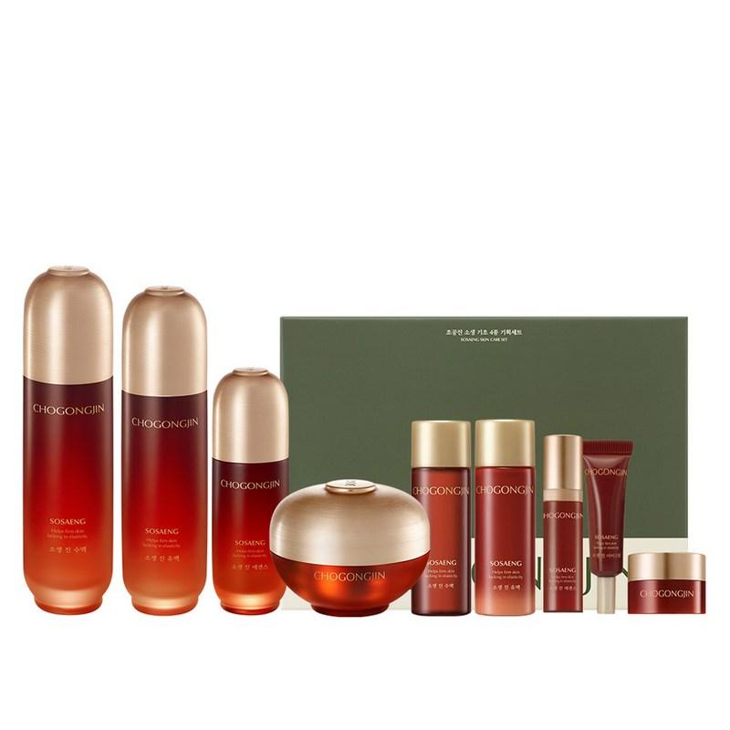 Chogongjin Rejuvenating Basic Cosmetics 4-Piece Set, 1 Set