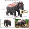 Oenux Prehistoric People Life Scene Human Evolution Wild Sabre-toothed Tiger Mammoth Animals Model Action Figures Collection Toy