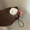 Retro Niche Black and White Polka Dots for AirPods Pro1 Generation 1 Generation 1 Generation 1 Generation Bluetooth Headset Case